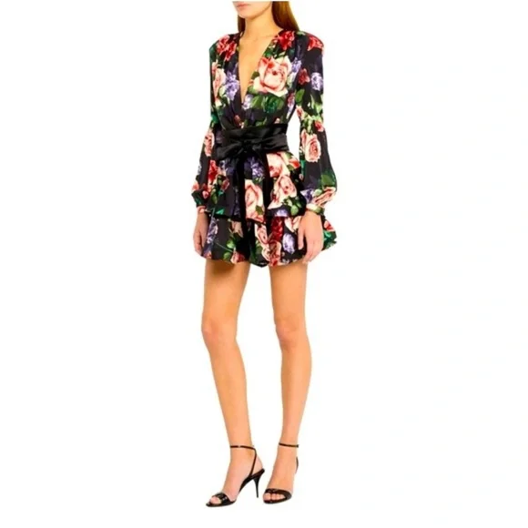 Bronx and Banco Bedouin Rose Tiered Floral Print Dress - Picture 4 of 12